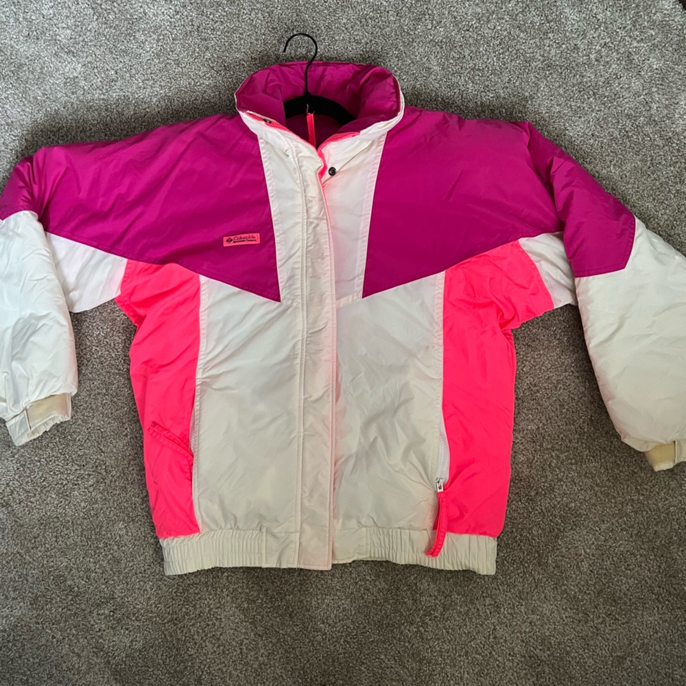 Vintage PINK COLUMBIA WINTER SKI JACKET “WANDA”